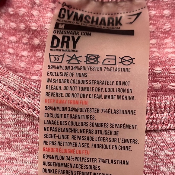 Gymshark Tee Dusty Pink color! - Picture 2 of 3